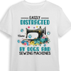 Personalized Sewing Quilting Dog T Shirt JR125 81O24 1