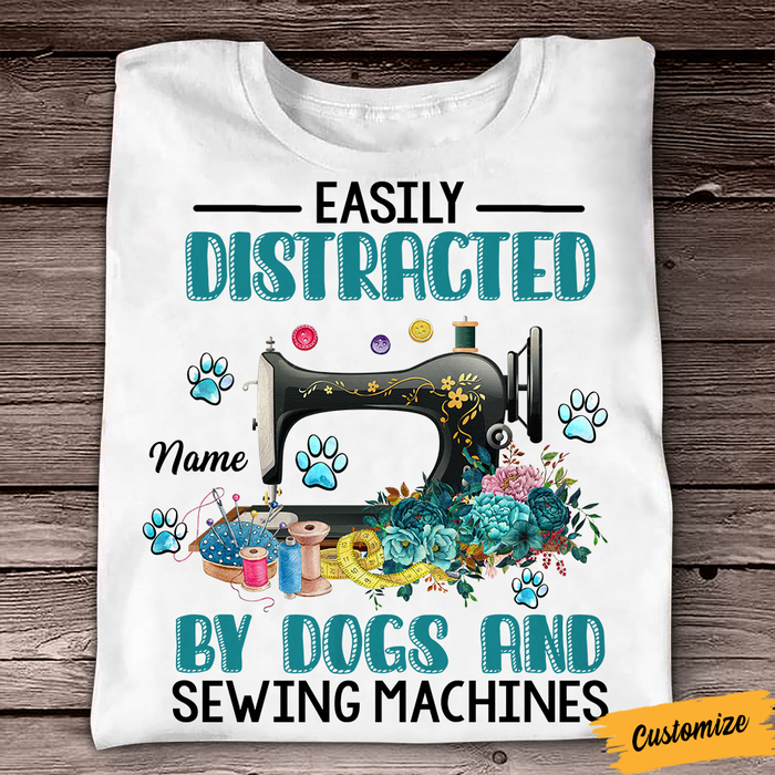 Personalized Sewing Quilting Dog T Shirt JR125 81O24 1