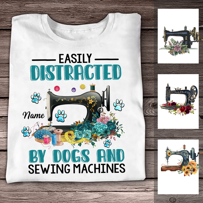 Personalized Sewing Quilting Dog T Shirt JR125 81O24 1