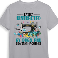 Personalized Sewing Quilting Dog T Shirt JR125 81O24 thumb 1