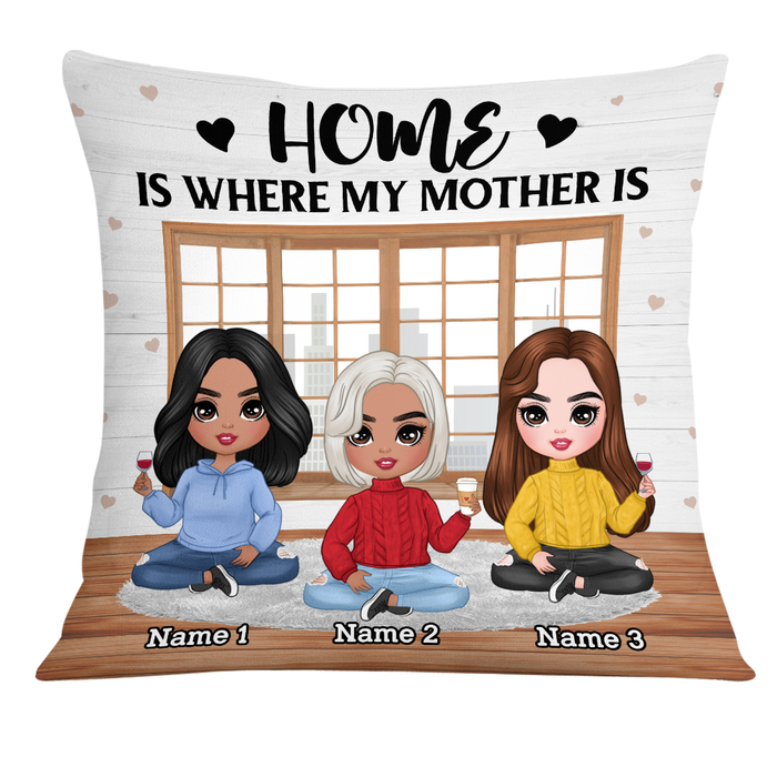 Personalized Mother Daughter Home Pillow JR125 23O24 1