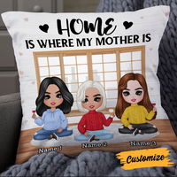 Personalized Mother Daughter Home Pillow JR125 23O24 thumb 1