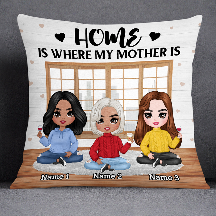 Personalized Mother Daughter Home Pillow JR125 23O24 1