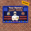 Personalized Man Cave Good Time Good Games Metal Sign JR137 95O23 1