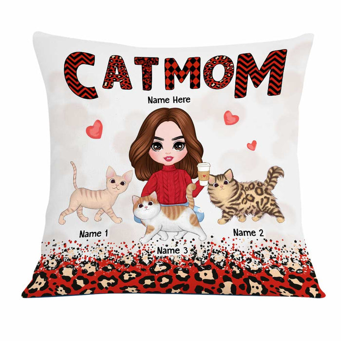 Personalized Cat Mom Pillow JR135 30O23 1