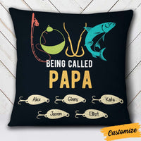 Personalized Love Fishing Dad Grandpa Papa Pillow JR158 24O32 thumb 1