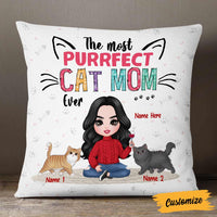 Personalized Cat Mom Pillow JR137 26O57 thumb 1