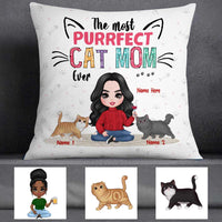 Personalized Cat Mom Pillow JR137 26O57 thumb 1