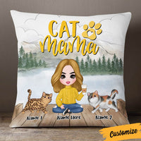 Personalized Cat Mom Pillow JR132 30O36 thumb 1