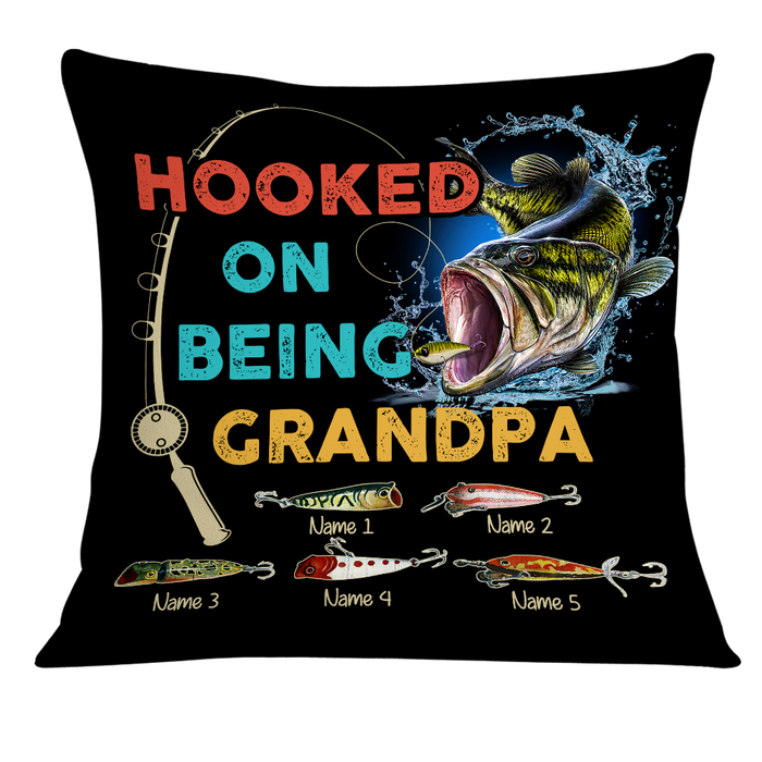 Personalized Love Fishing Grandpa Pillow JR246 24O24 1