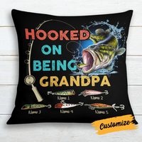 Personalized Love Fishing Grandpa Pillow JR246 24O24 thumb 1