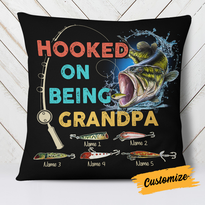 Personalized Love Fishing Grandpa Pillow JR246 24O24 1