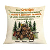 Personalized Love Dad Grandpa Bear Pillow JR131 30O36 1
