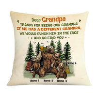 Personalized Love Dad Grandpa Bear Pillow JR131 30O36 thumb 1