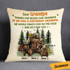 Personalized Love Dad Grandpa Bear Pillow JR131 30O36 1