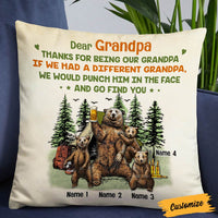 Personalized Love Dad Grandpa Bear Pillow JR131 30O36 thumb 1