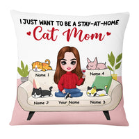 Personalized Cat Mom Pillow JR131 26O53 thumb 1