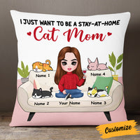 Personalized Cat Mom Pillow JR131 26O53 thumb 1