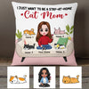 Personalized Cat Mom Pillow JR131 26O53 1