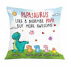 Personalized Love Dad Grandpa Dinosaurus Pillow JR136 30O23 1