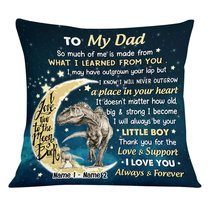 Personalized Love Dad Grandpa Pillow JR134 26O53 1