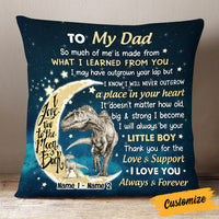 Personalized Love Dad Grandpa Pillow JR134 26O53 thumb 1