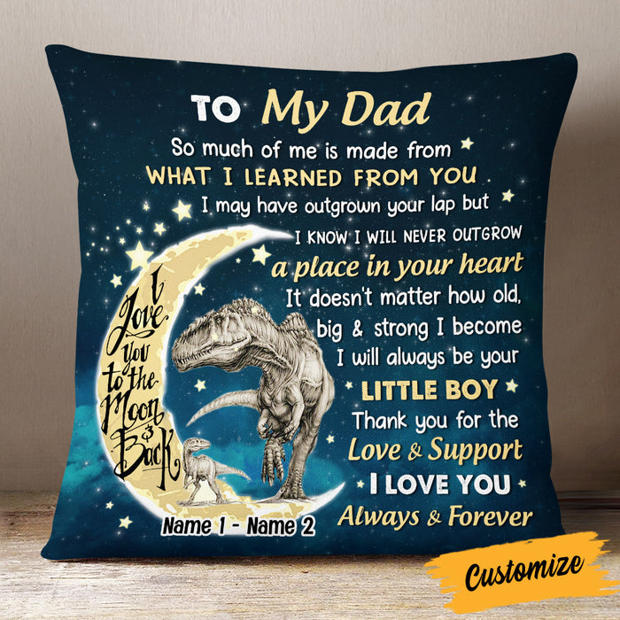 Personalized Love Dad Grandpa Pillow JR134 26O53 1