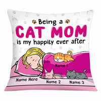 Personalized Cat Mom Pillow JR172 23O34 thumb 1