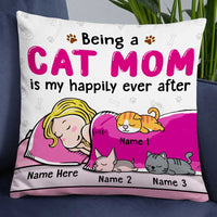 Personalized Cat Mom Pillow JR172 23O34 thumb 1