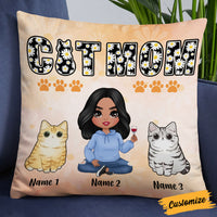 Personalized Cat Mom Pillow JR134 23O25 thumb 1