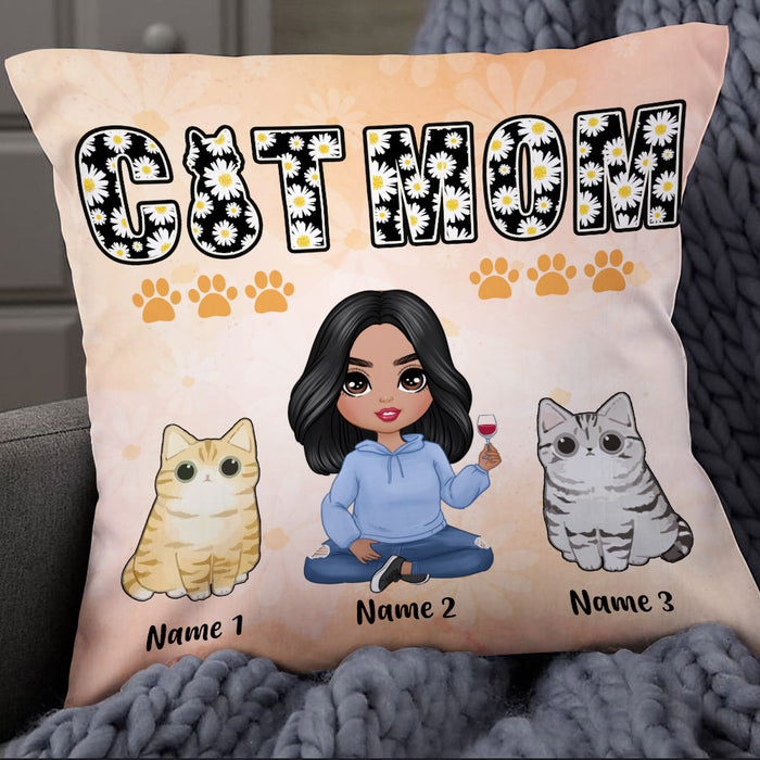 Personalized Cat Mom Pillow JR134 23O25 1