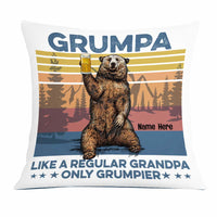 Personalized Love Grandpa Bear Pillow JR151 23O23 thumb 1