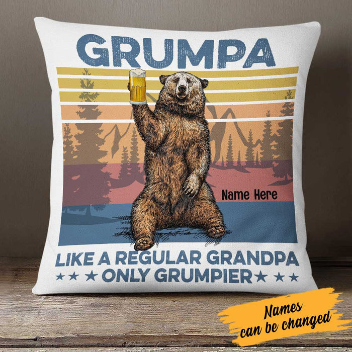Personalized Love Grandpa Bear Pillow JR151 23O23 1
