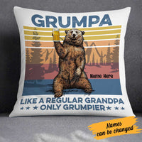 Personalized Love Grandpa Bear Pillow JR151 23O23 thumb 1