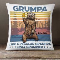 Personalized Love Grandpa Bear Pillow JR151 23O23 thumb 1