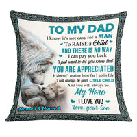 Personalized Love Dad Grandpa Pillow JR152 23O25 thumb 1