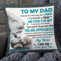 Personalized Love Dad Grandpa Pillow JR152 23O25 thumb 1