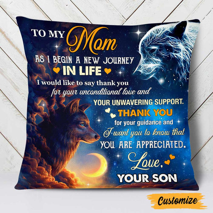 Personalized Mom Grandma Son Daughter Grandson Granddaughter Pillow JR173 23O47 1