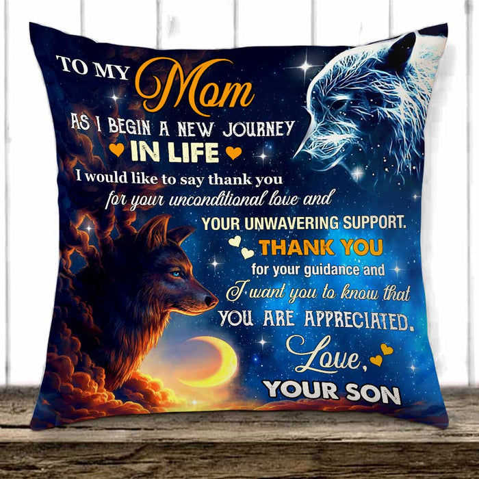 Personalized Mom Grandma Son Daughter Grandson Granddaughter Pillow JR173 23O47 1