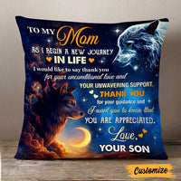 Personalized Mom Grandma Son Daughter Grandson Granddaughter Pillow JR173 23O47 thumb 1