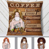 Personalized Coffee Jesus Girl Pillow JR174 23O34 1