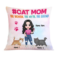 Personalized Cat Mom Pillow JR136 26O57 thumb 1