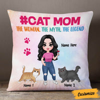 Personalized Cat Mom Pillow JR136 26O57 thumb 1