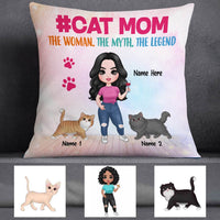 Personalized Cat Mom Pillow JR136 26O57 thumb 1