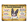 Personalized Dog Metal Sign JR145 26O36 1