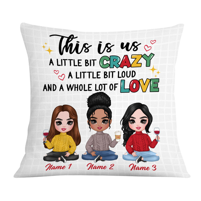 Personalized Friends Sisters Pillow JR146 26O36 1
