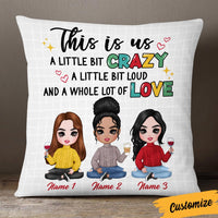 Personalized Friends Sisters Pillow JR146 26O36 thumb 1