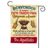 Personalized Outdoor Decor Backyard Chillin & Grillin Spanish Patio Flag JR141 95O53 1