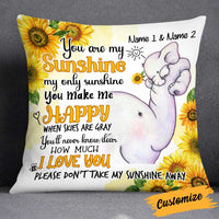 Personalized Daughter Elephant Pillow JR141 26O34 thumb 1