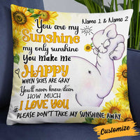 Personalized Daughter Elephant Pillow JR141 26O34 thumb 1